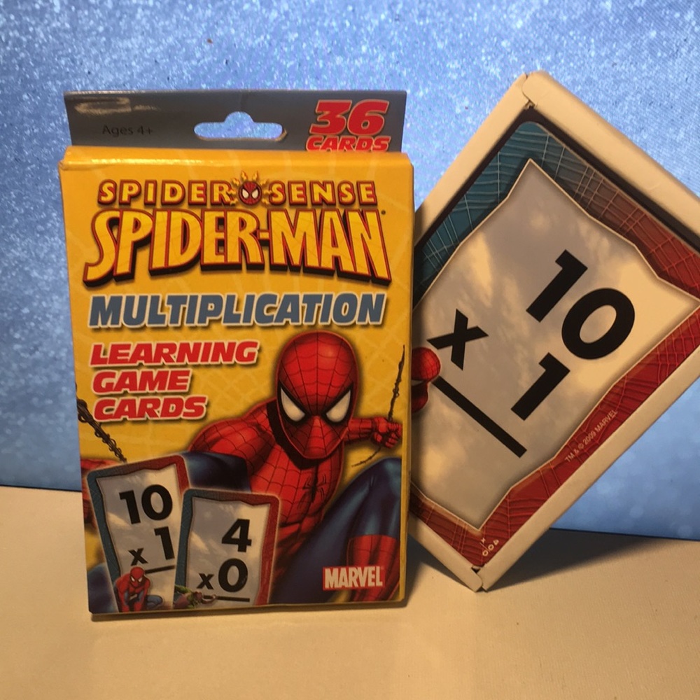 MARVEL | Spider Sense Spider-Man | Multiplication Learning Game Cards